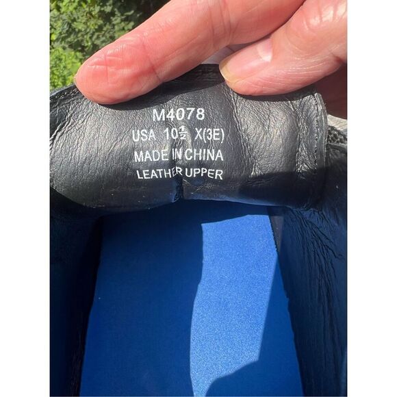 Propet Men’s Villager Mid Walking Shoes Black Grained Sz 10.5 WIDE - Picture 8 of 8